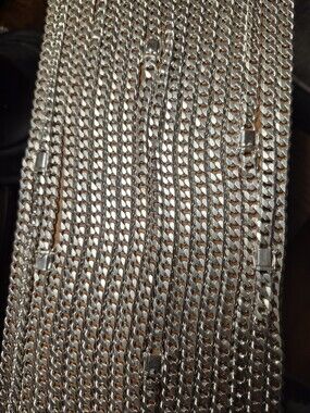 9 Seperate 8mm Cuban Link CHAINS all Brand NEW And Packaged For Sale ⁵All 24in